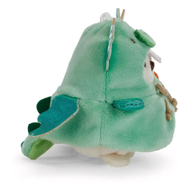 Peluche Oso Blanco Snono con disfraz de Dragón | Verde