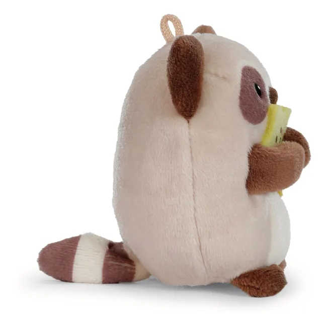 Peluche Raton Laveur Rakuma et son déguisement Fée | Rose