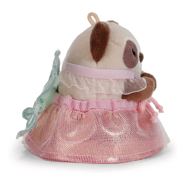 Peluche Mapache Rakuma con disfraz de Hada | Rosa