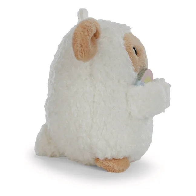 Peluche Mouton Wools et son déguisement Licorne | Blanc