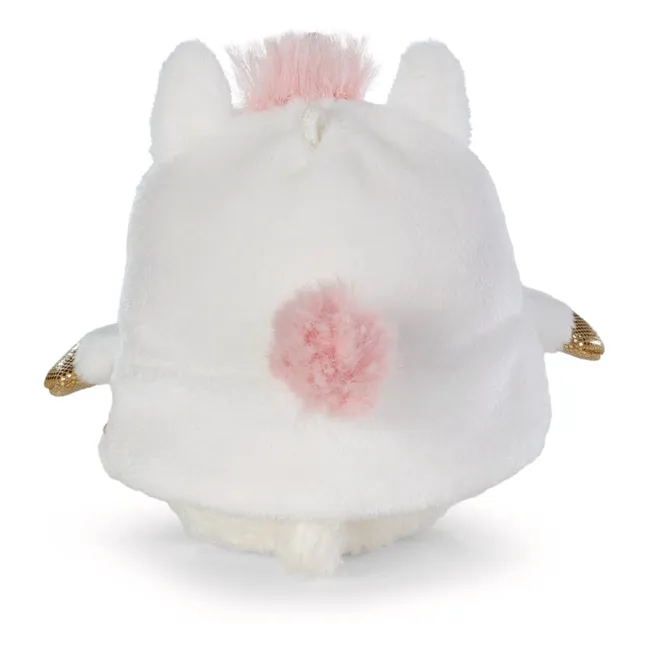 Peluche Mouton Wools et son déguisement Licorne | Blanc