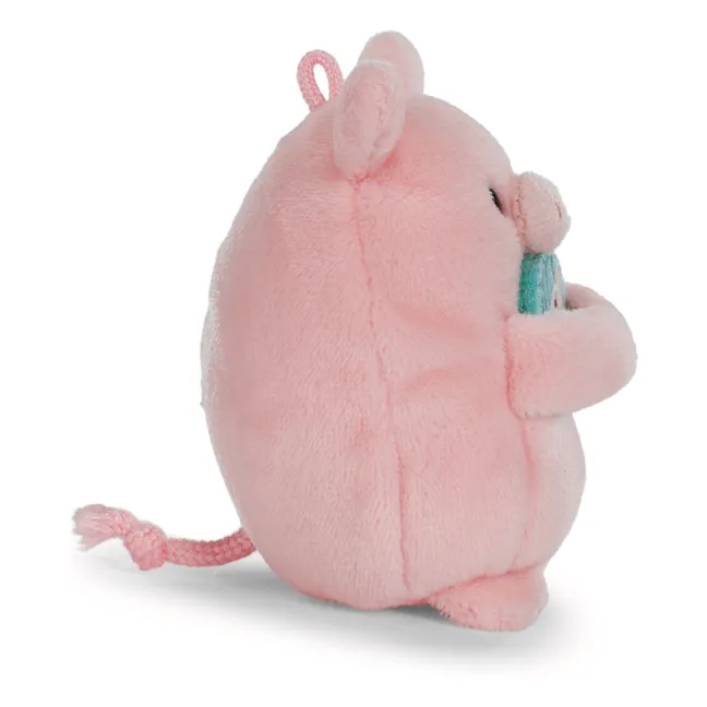 Peluche Onk Pig con disfraz de sirena | Rosa