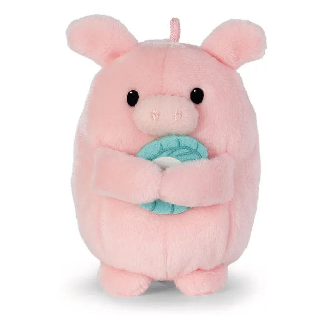 Onk Pig plush with Mermaid disguise | Pink