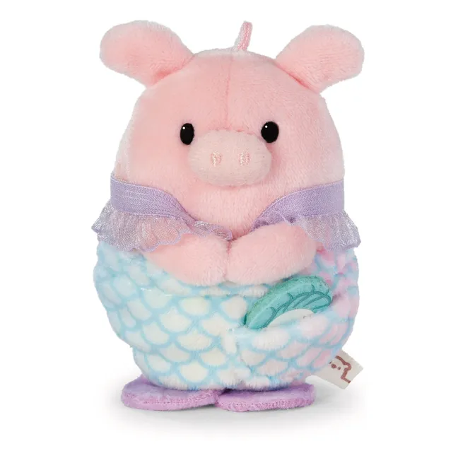 Onk Pig plush with Mermaid disguise | Pink