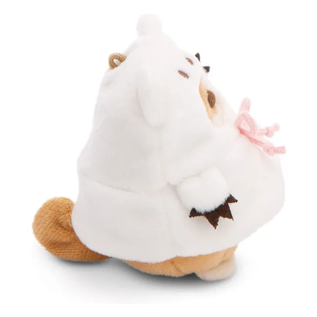 Peluche Chien Hiro et son déguisement Ours polaire | Blanc