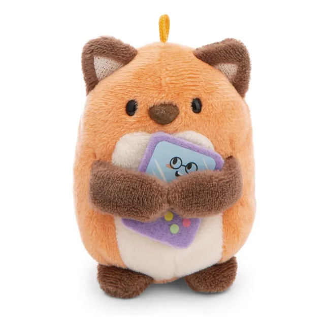 Geeks fox plush with frog disguise | Green