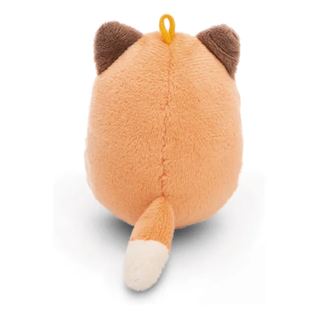 Peluche de zorro friki con disfraz de rana | Verde