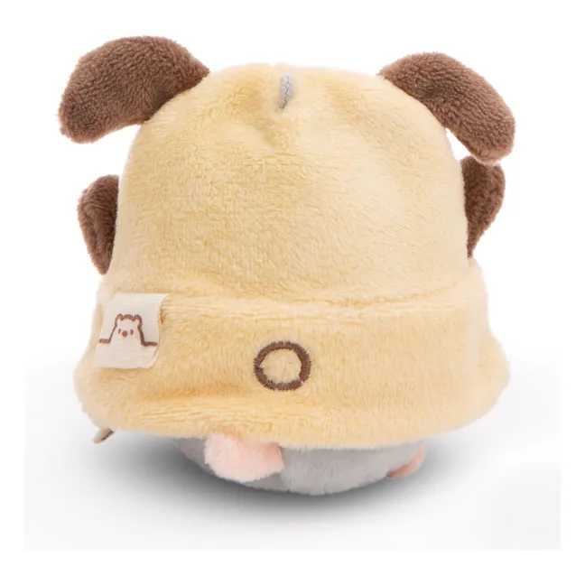 Peluche Hamster Shai et son déguisement Chien | Beige