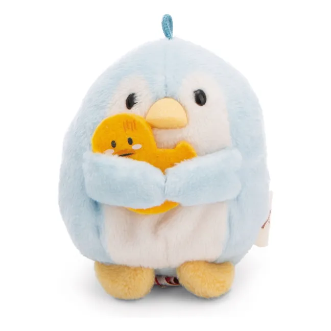 Peluche Pengouin Waddle et son déguisement Chat | Gris