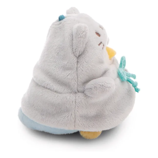 Penguin Waddle plush with Cat disguise | Grey