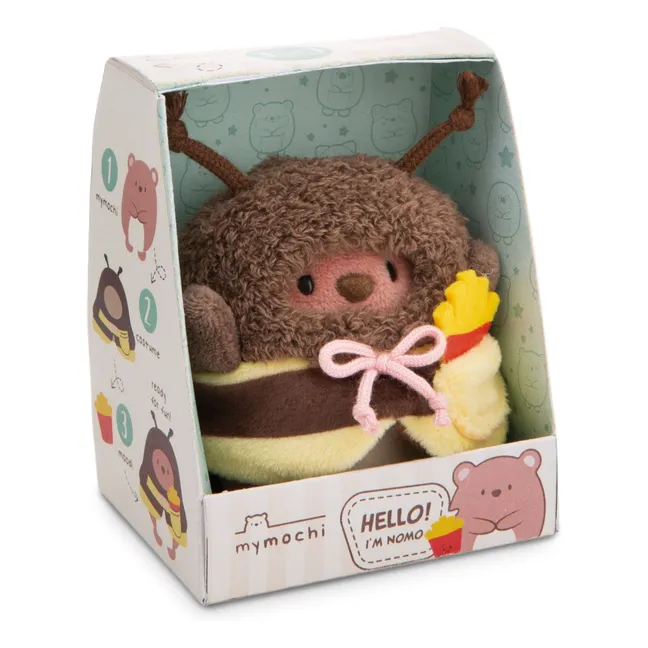 Peluche del Oso Nomo y su disfraz de Abeja | Marrón