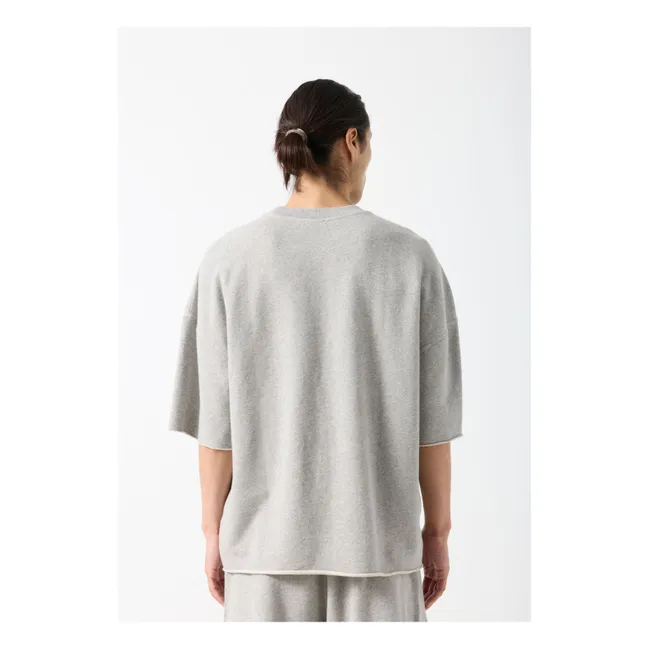 Sweat Col Rond | Gris chiné