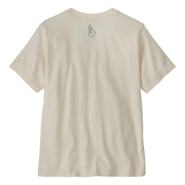 T-shirt Graphic Swelldrifter Organic cotton | Ecru