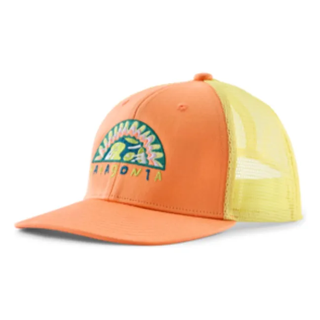 Trucker Planet organic cotton cap | Orange