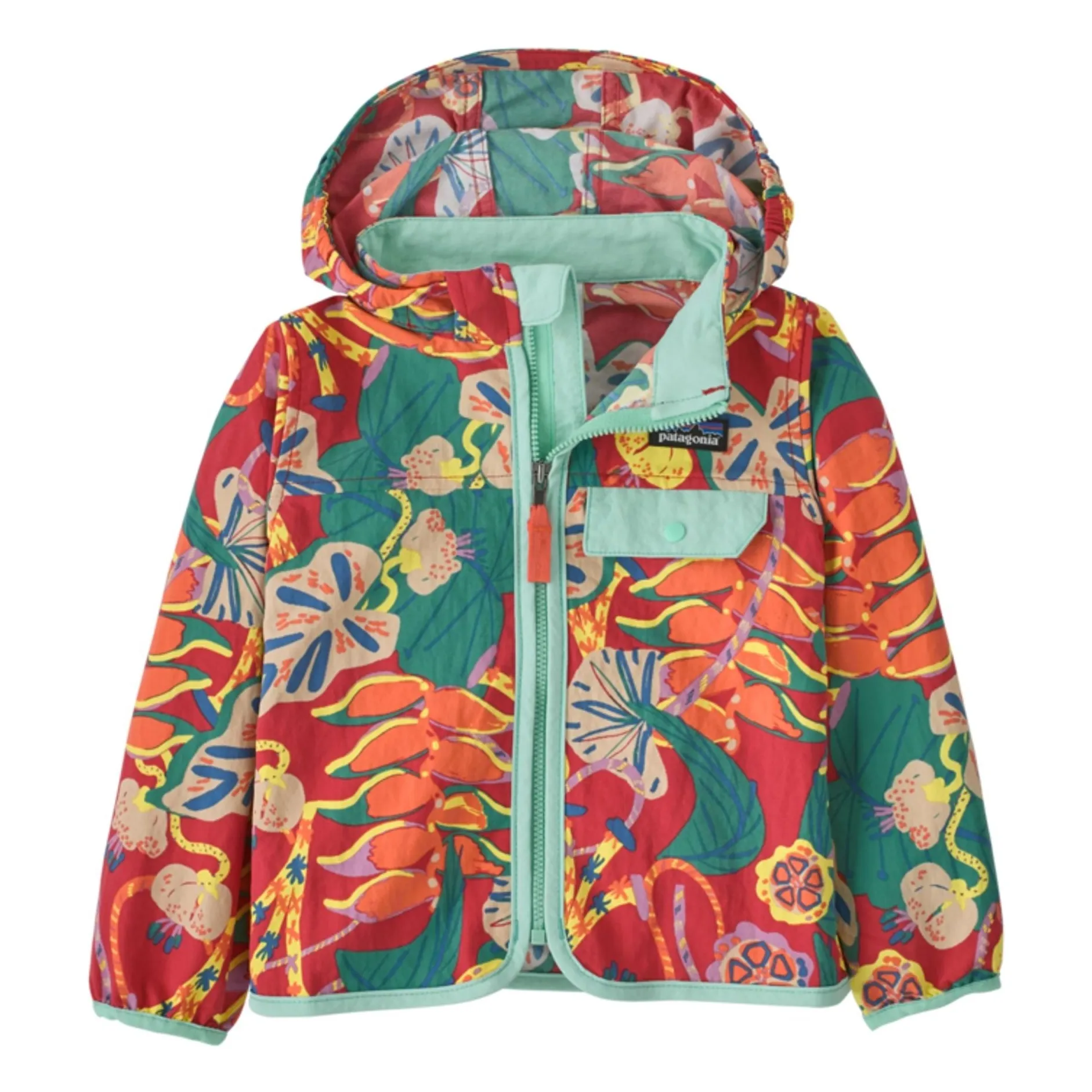 Patagonia Peacock Blue Baggies Tropiclimb Recycled Fiber Jacket