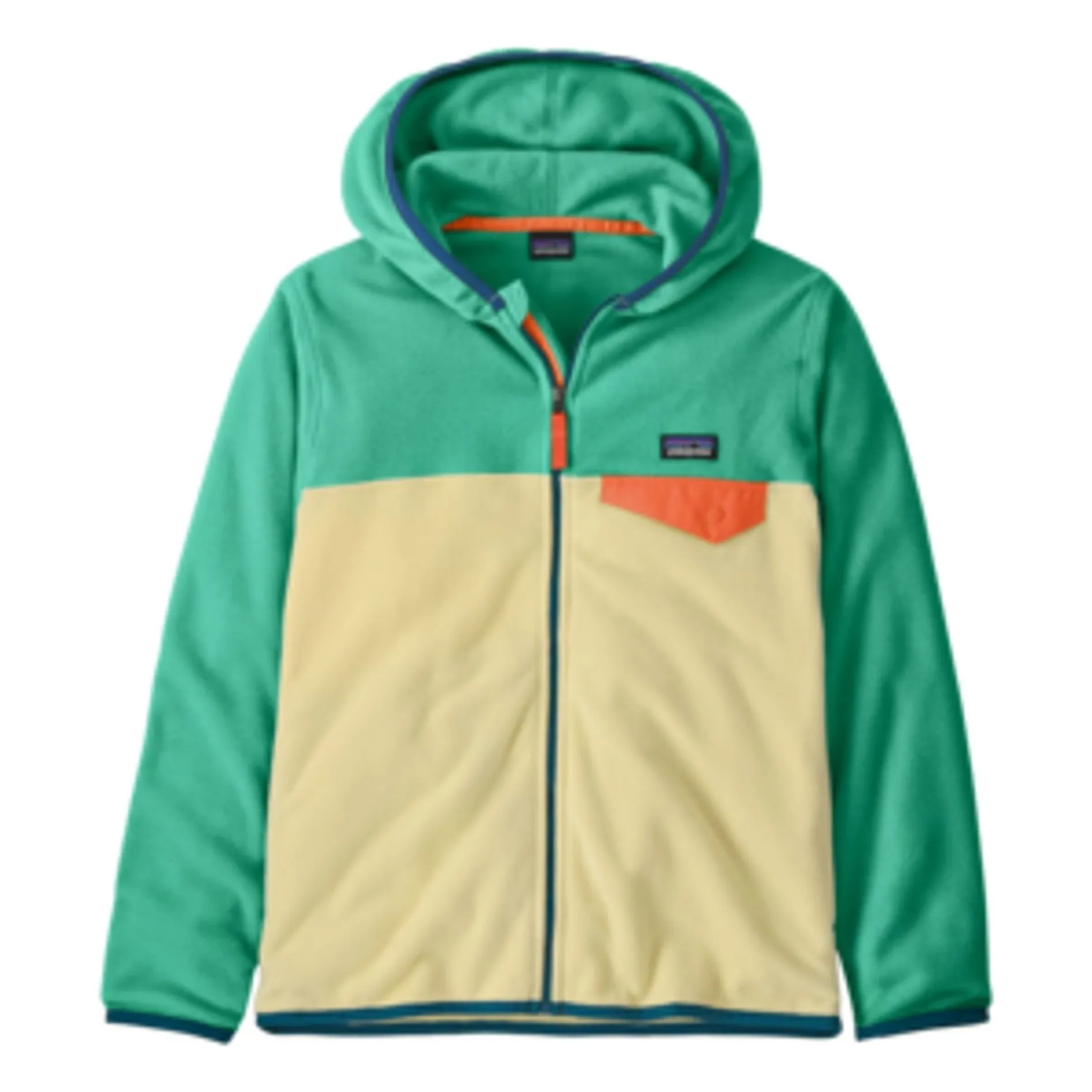 Patagonia Turquoise Micro D Snap-T Recycled Fiber Fleece Jacket