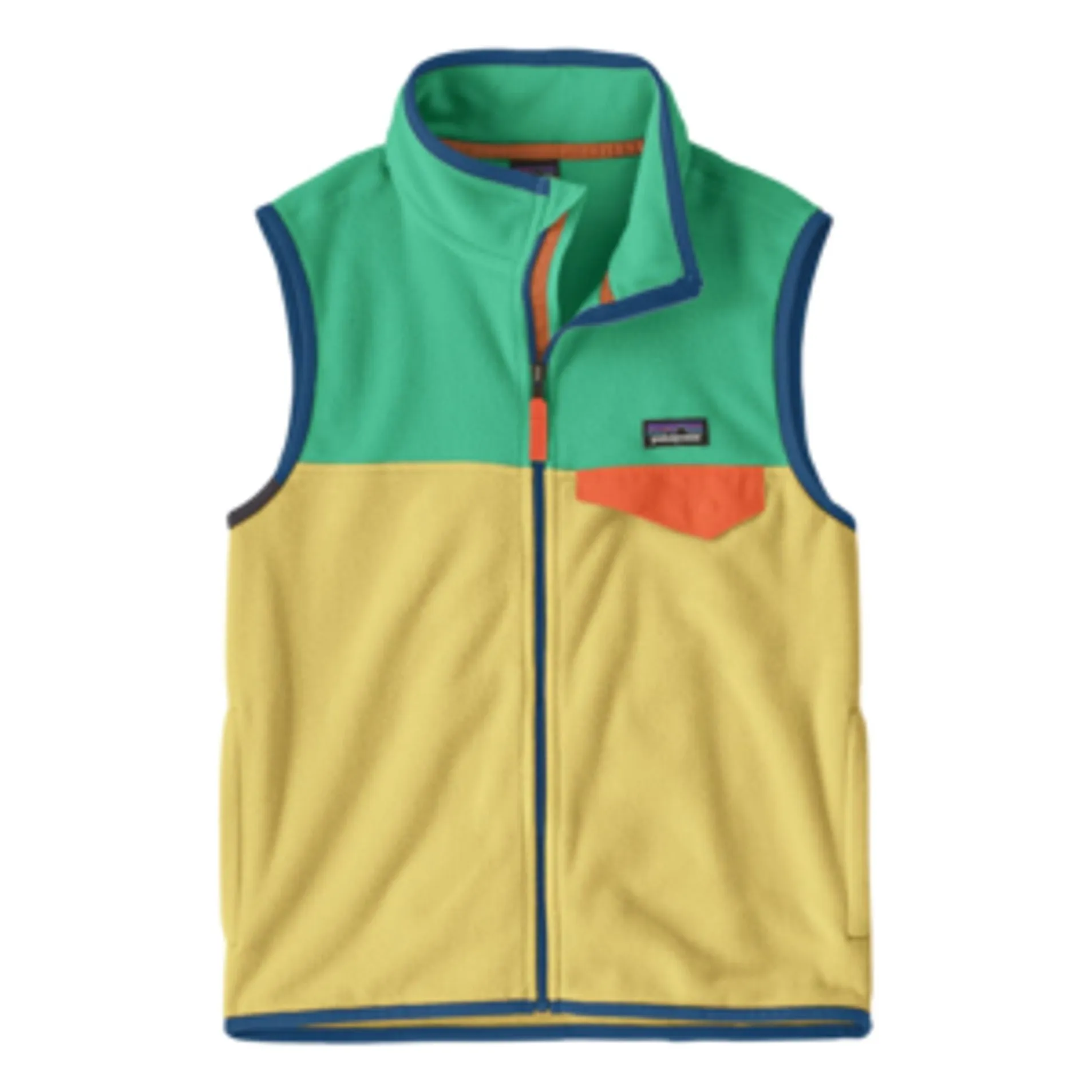 Veste Polaire Sans Manches Micro D Snap-T Fibres Recyclées | Turquoise- Image produit n°0
