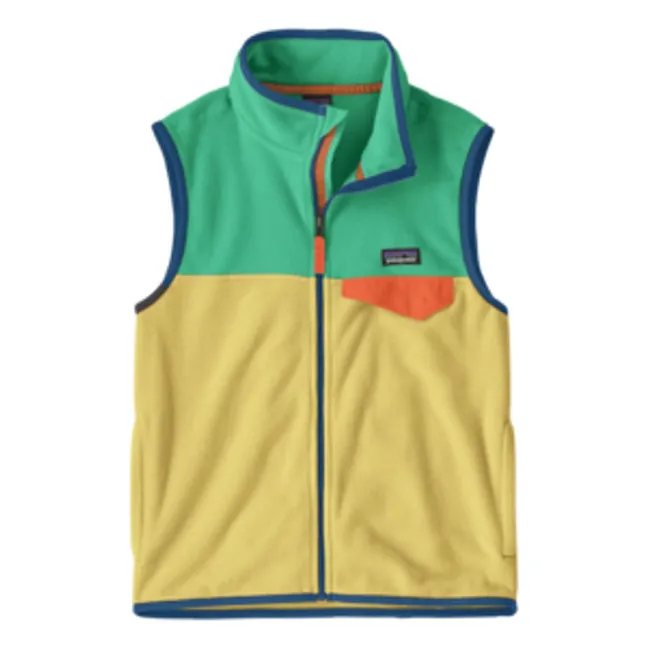 Chaqueta polar sin mangas Micro D Snap-T Fibras recicladas | Turquoise
