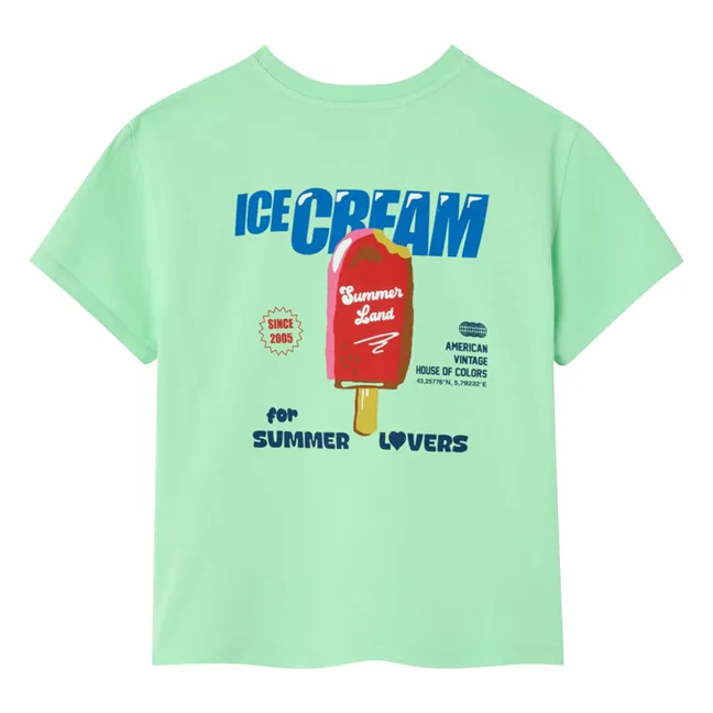 Fizvalley Ice Cream T-shirt | Aqua