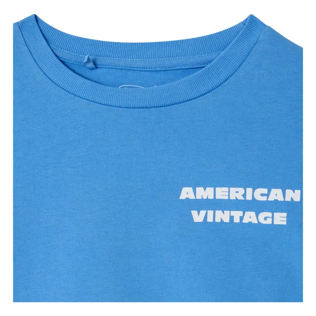T-shirt Fizvalley Chewing-gum | Bleu