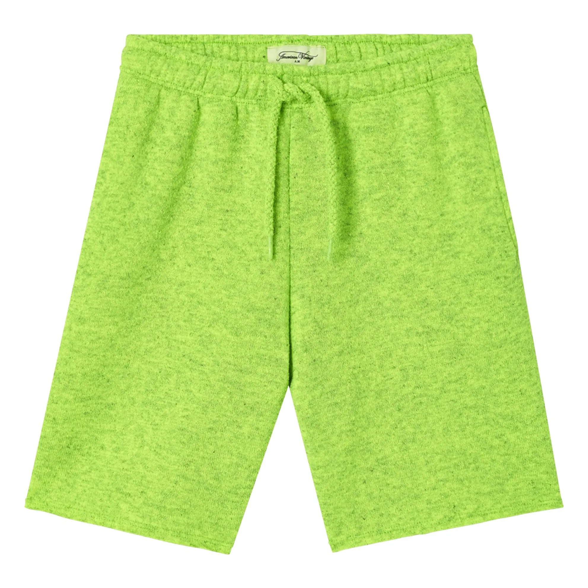 American Vintage Fluorescent Yellow Evona Jogger Shorts