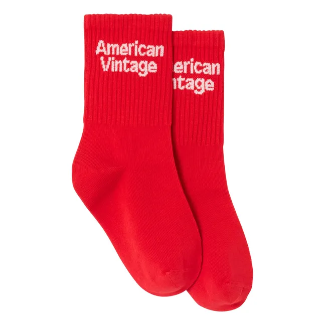 Chaussettes Clypsun | Rouge
