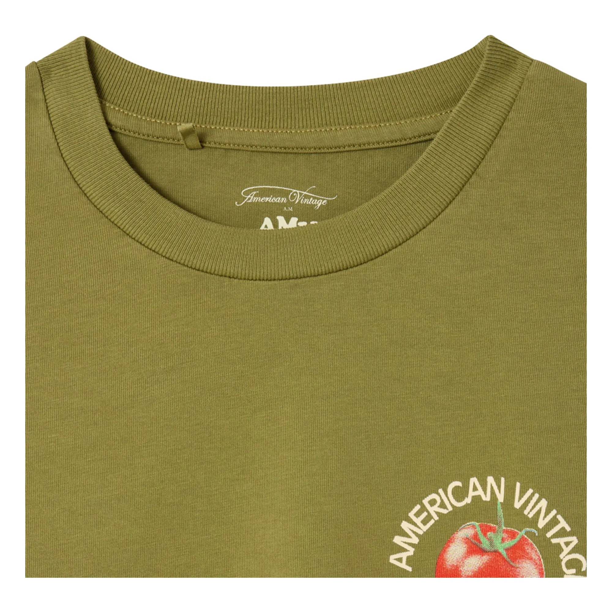 T-shirt Manches Longues Fizvallay Tomato Lovers | Vert kaki clair- Image produit n°2