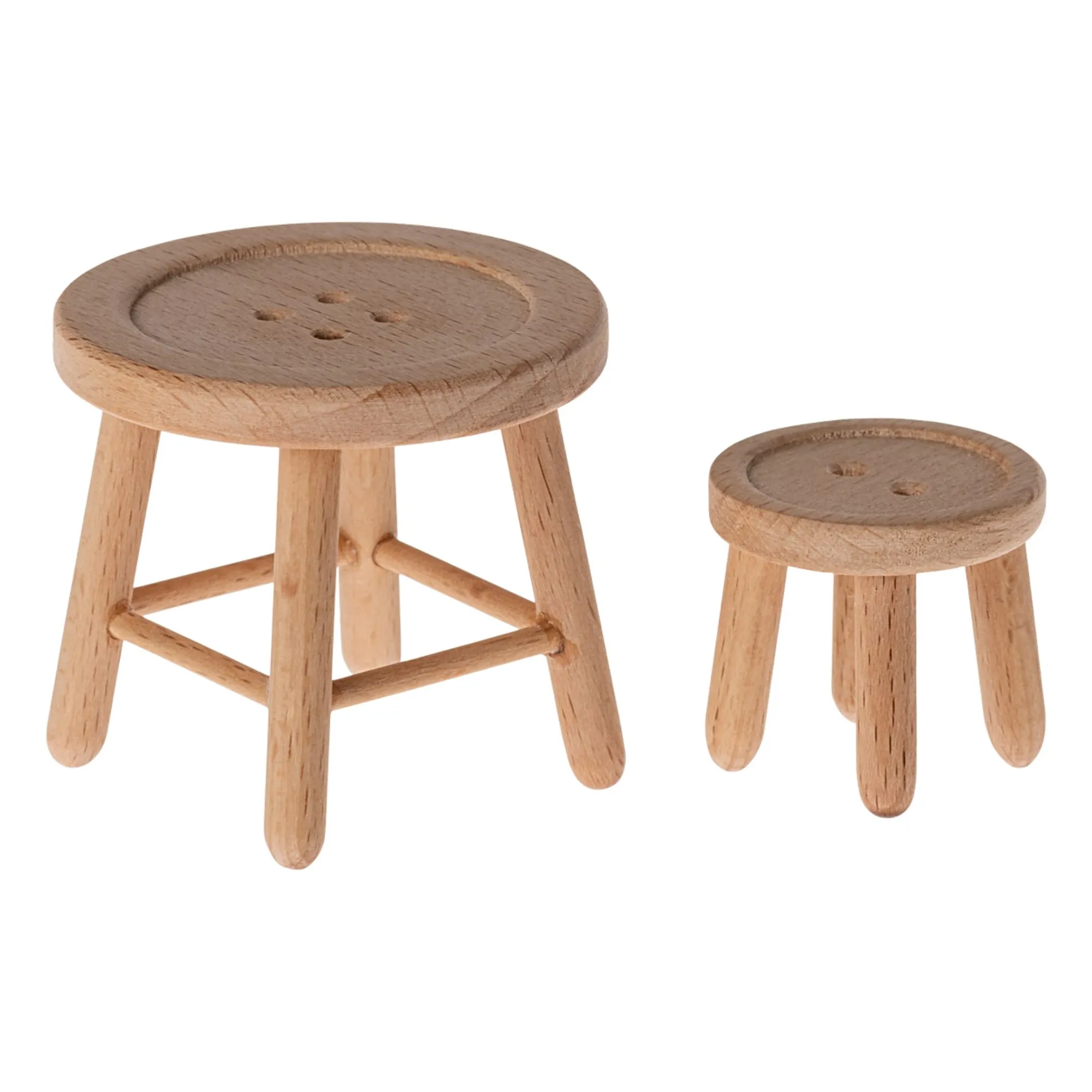 Maileg Multicoloured Table And Stool Set