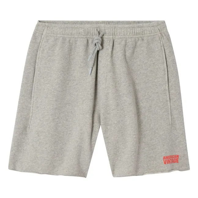 Pantalones cortos lisos | Gris Jaspeado