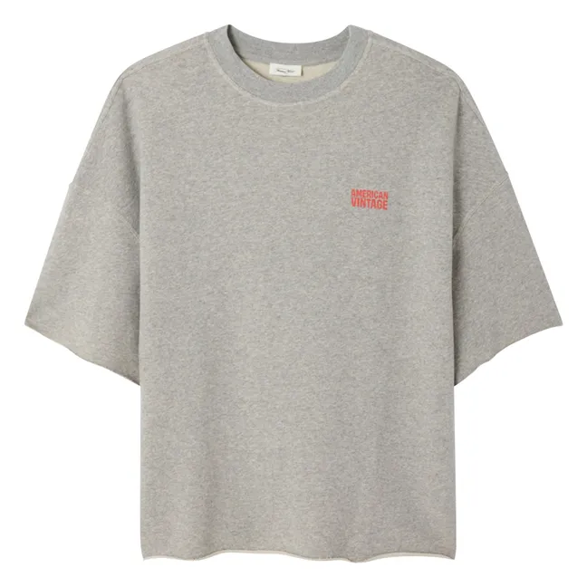 Sweat Col Rond | Gris chiné
