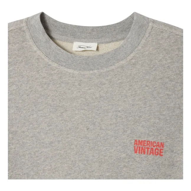 Sweat Col Rond | Gris chiné
