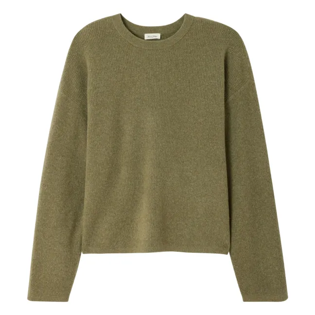 Crew-neck sweater | Khaki