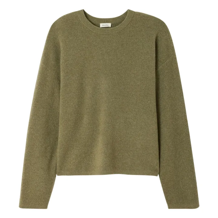 Crew-neck sweater | Khaki- Product image n°0