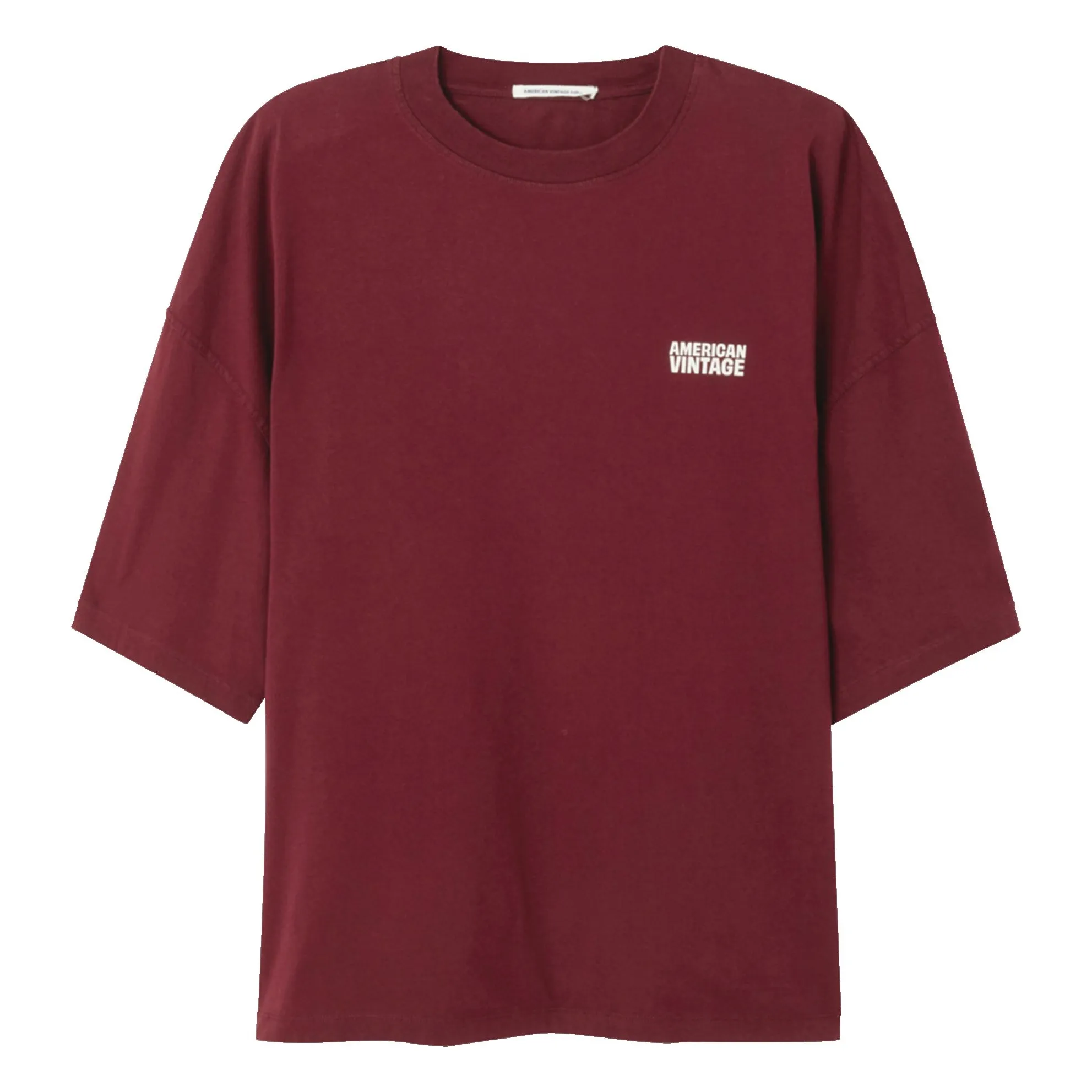 T-shirt Col Rond Gixy | Bordeaux- Image produit n°0