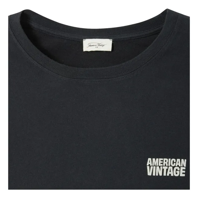 T-shirt Ample Col Rond | Noir