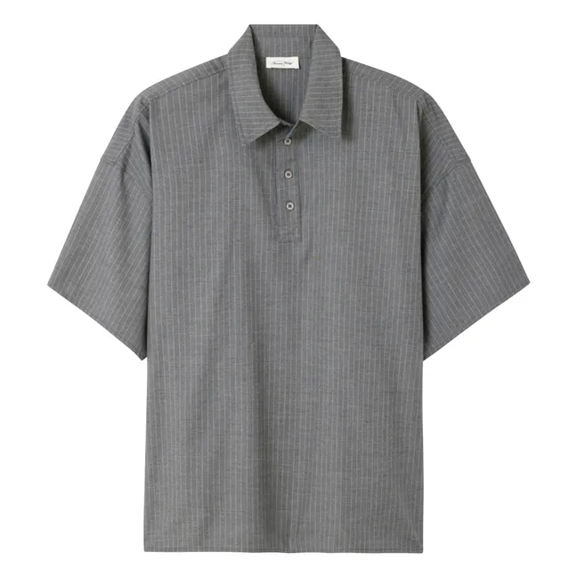 Striped tank top | Heather grey