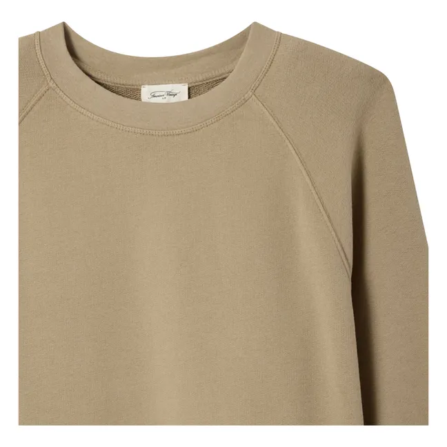 Atubay Crew Neck Sweat Top | Beige