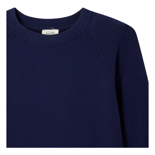Atubay Crew Neck Sweat Top | Dark Blue