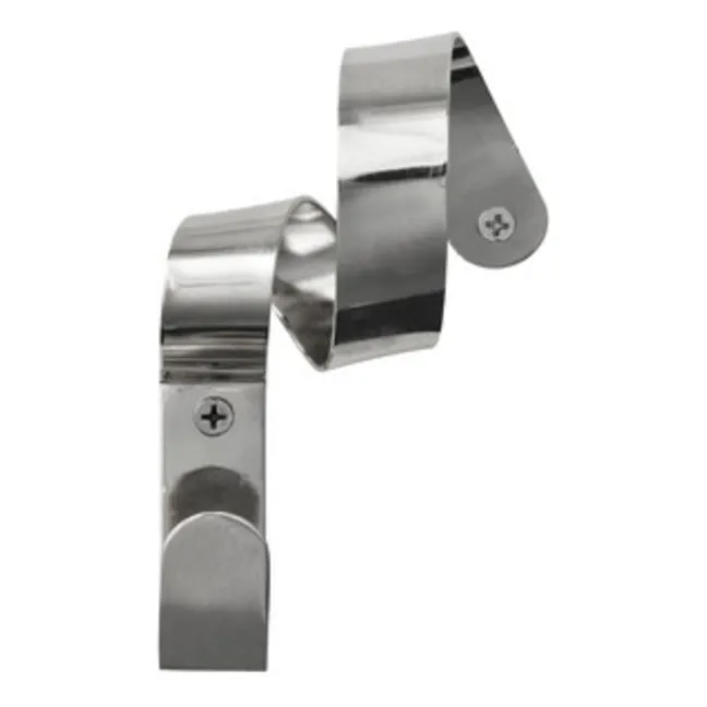 Ribbon coat hook | Silver