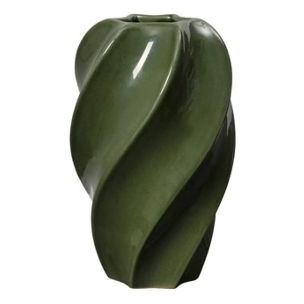 Broste Copenhagen Green Odette Stoneware Vase