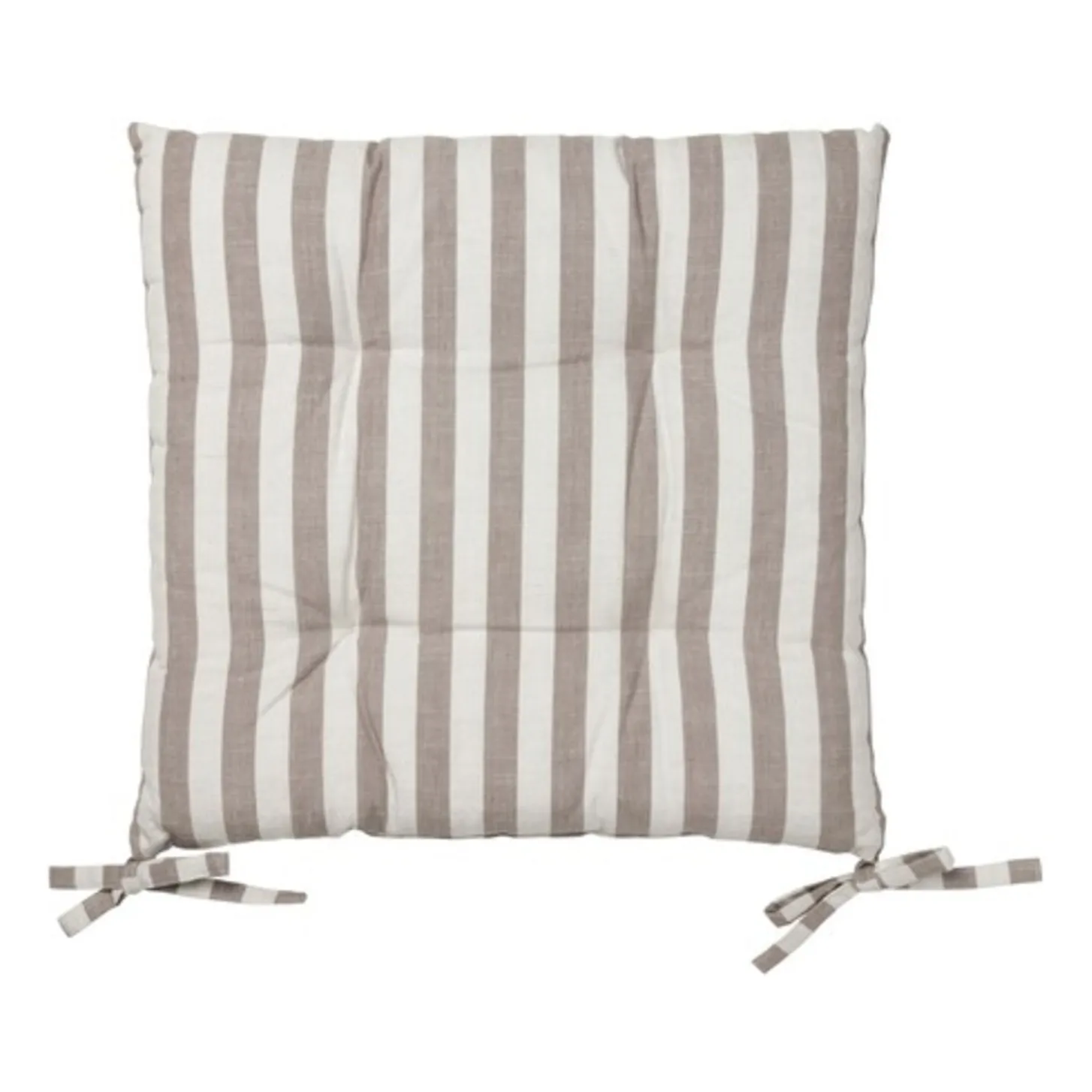 Broste Copenhagen Taupe Brown Marta Cotton Chair Cushion