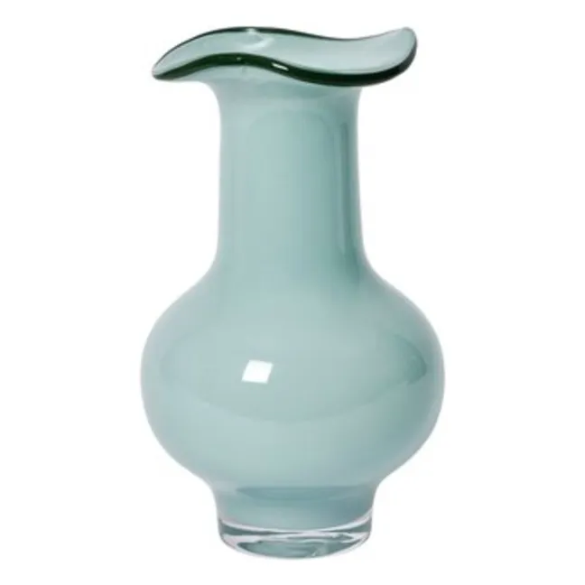 Mirja glass vase | Blue