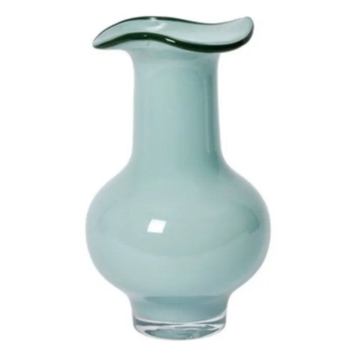 Mirja glass vase | Blue- Product image n°0