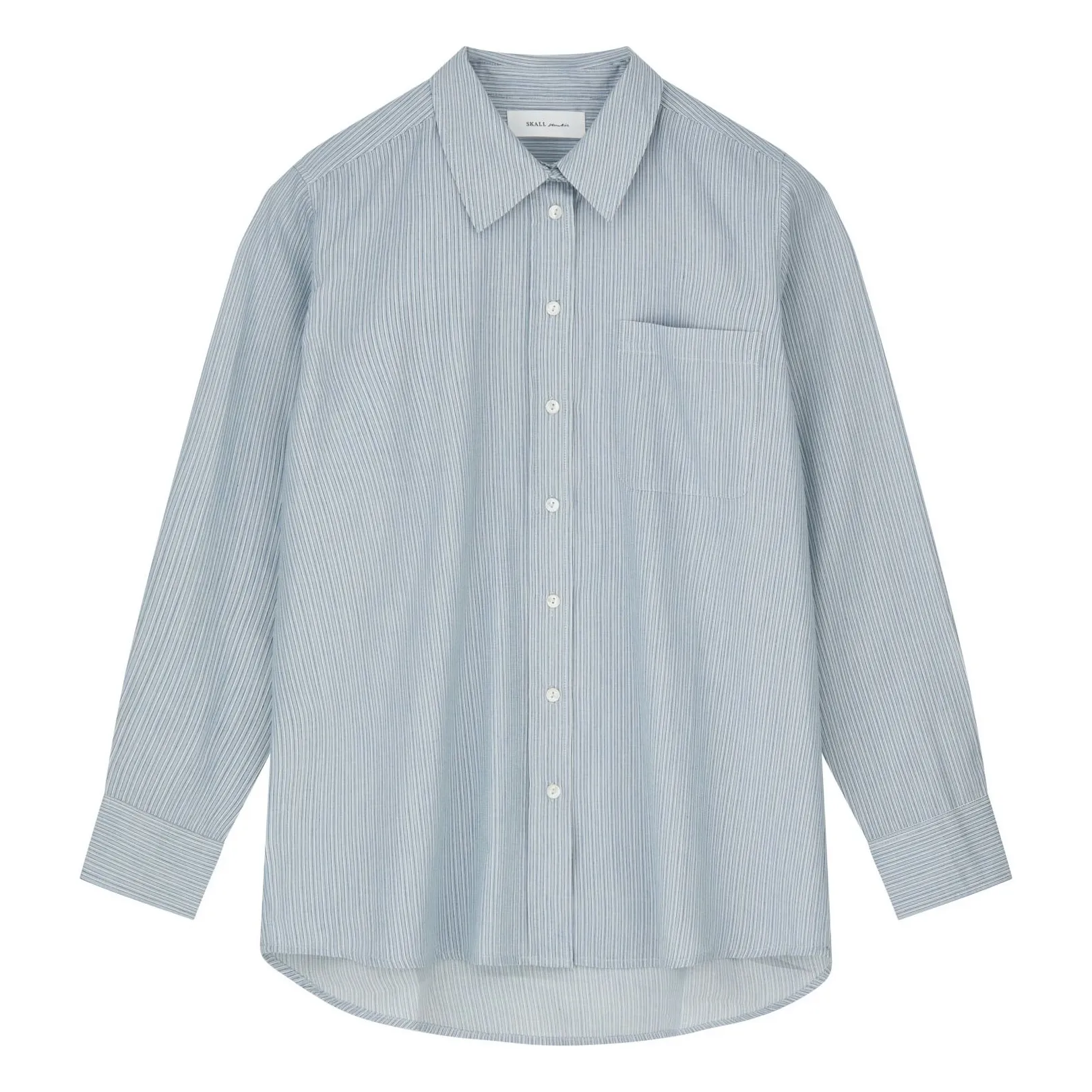 Skall Studio Light Blue Nico Organic Cotton Shirt