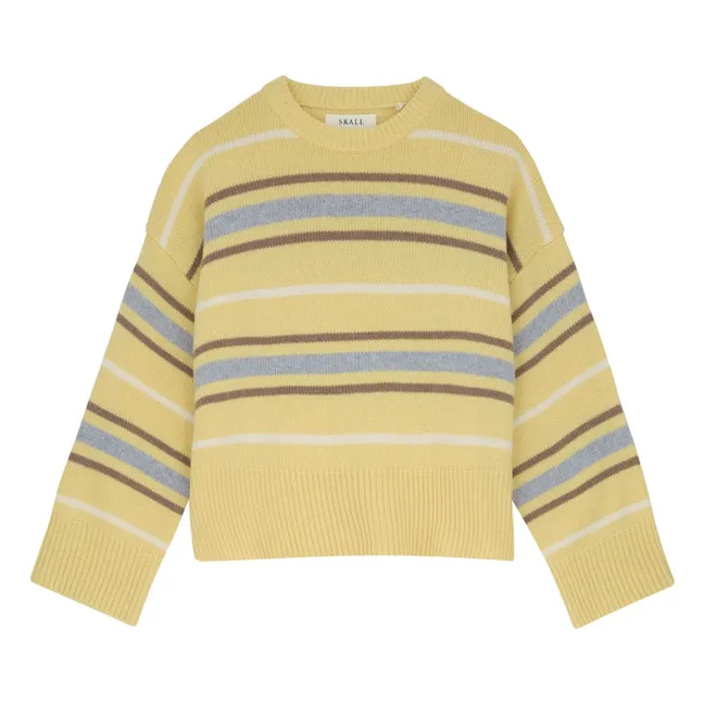 Cannes Merino Wool Sweater | Yellow