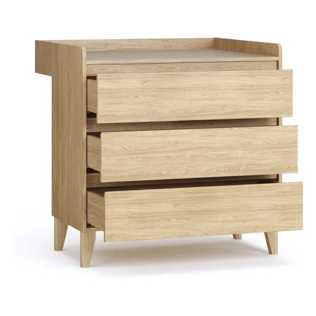 Changing table for Muve chest of drawers | Oak