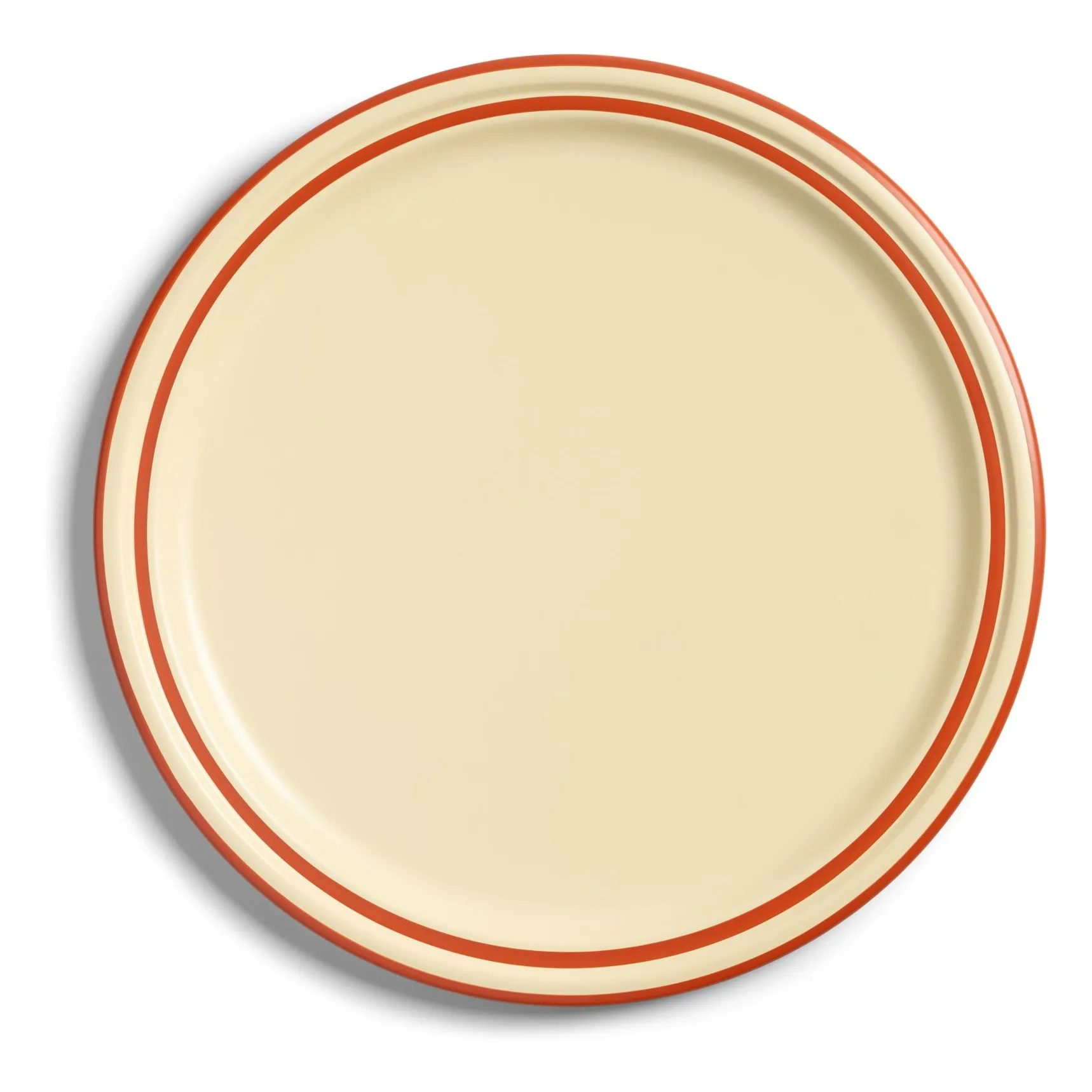 Plateau en émail Vano | Jaune pâle- Image produit n°0