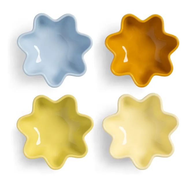 Sun stoneware bowls - Set of 4