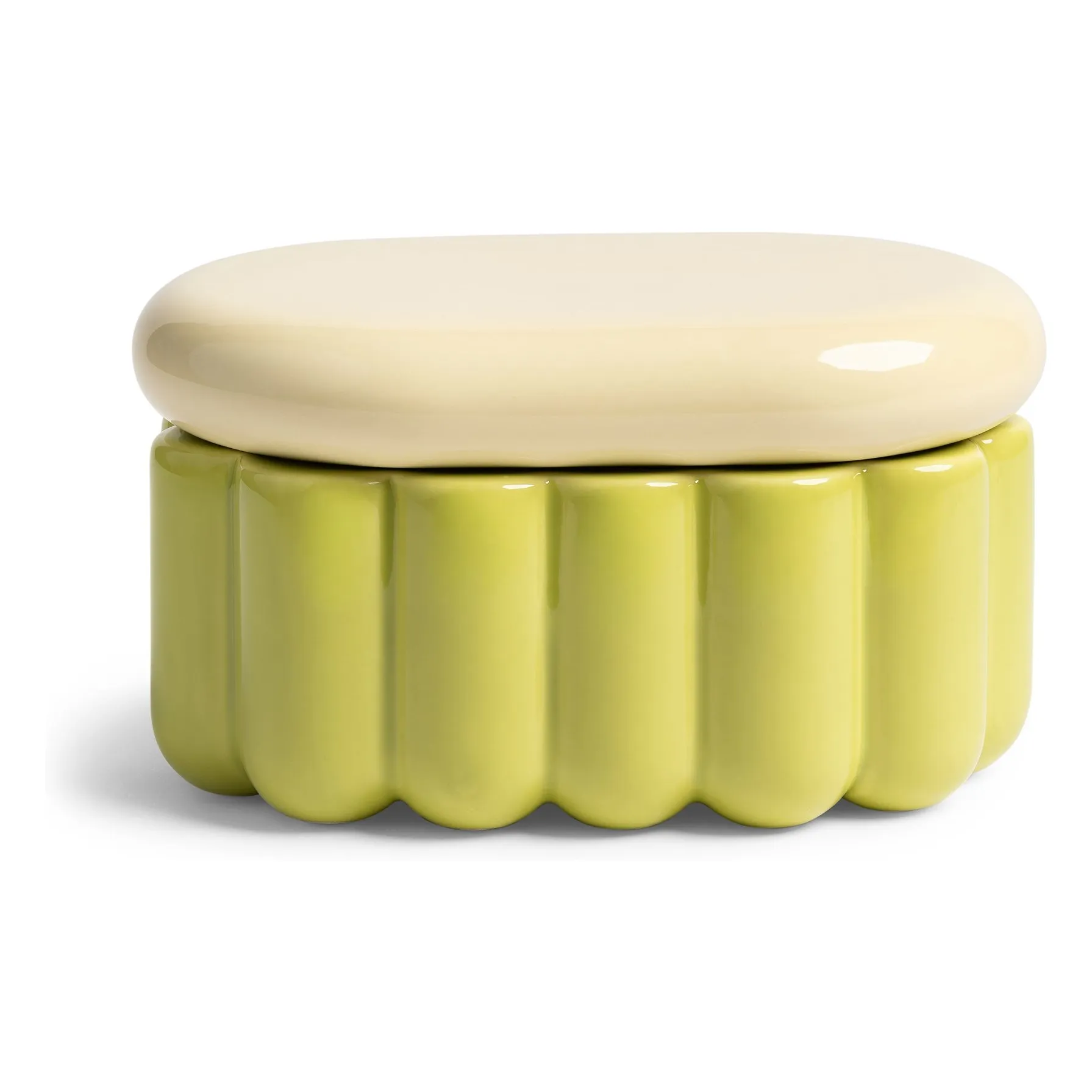&Klevering Green Charlo Rectangular Storage Box