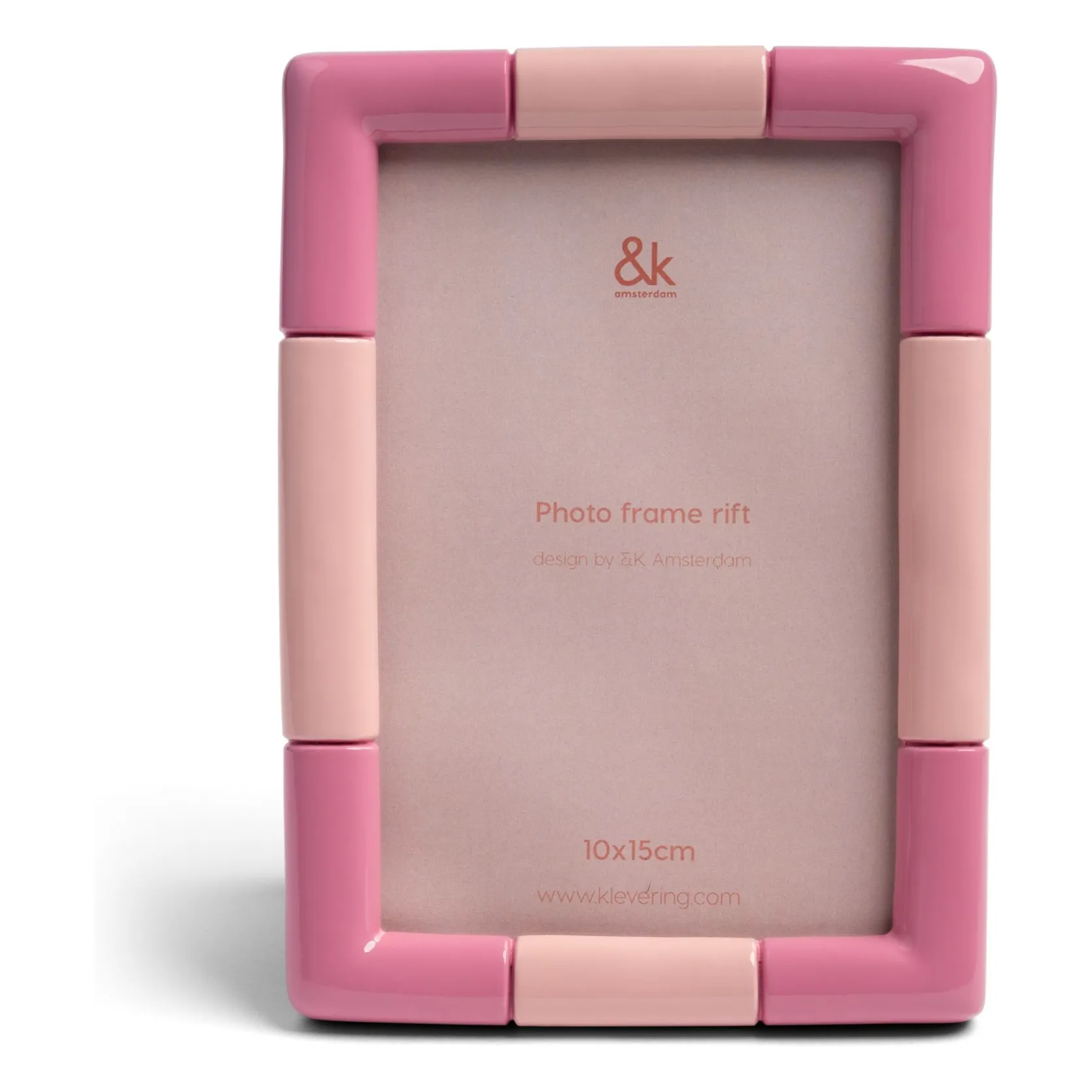 &Klevering Candy Pink Rift Photo Frame